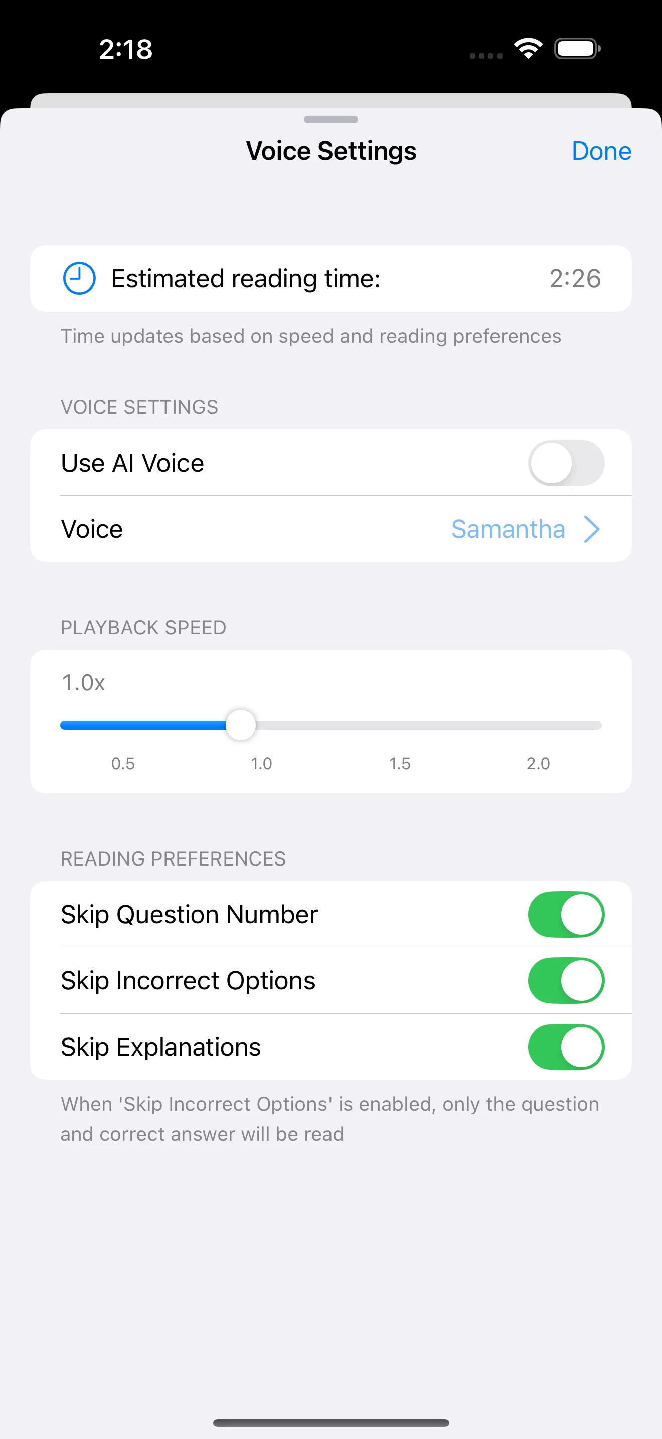PEBC Evaluating Exam text-to-speech feature for audio learning and accessibility for international pharmacy graduates